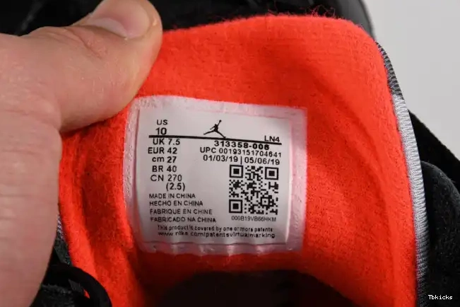 Cheap TBK Retro Air Patent Black Jordan 313358-006 7 0604
